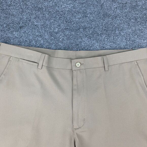 Ben Hogan Performance Golf Shorts Mens 40 Straw Flat Front Moisture Wick Chino - Picture 5 of 16